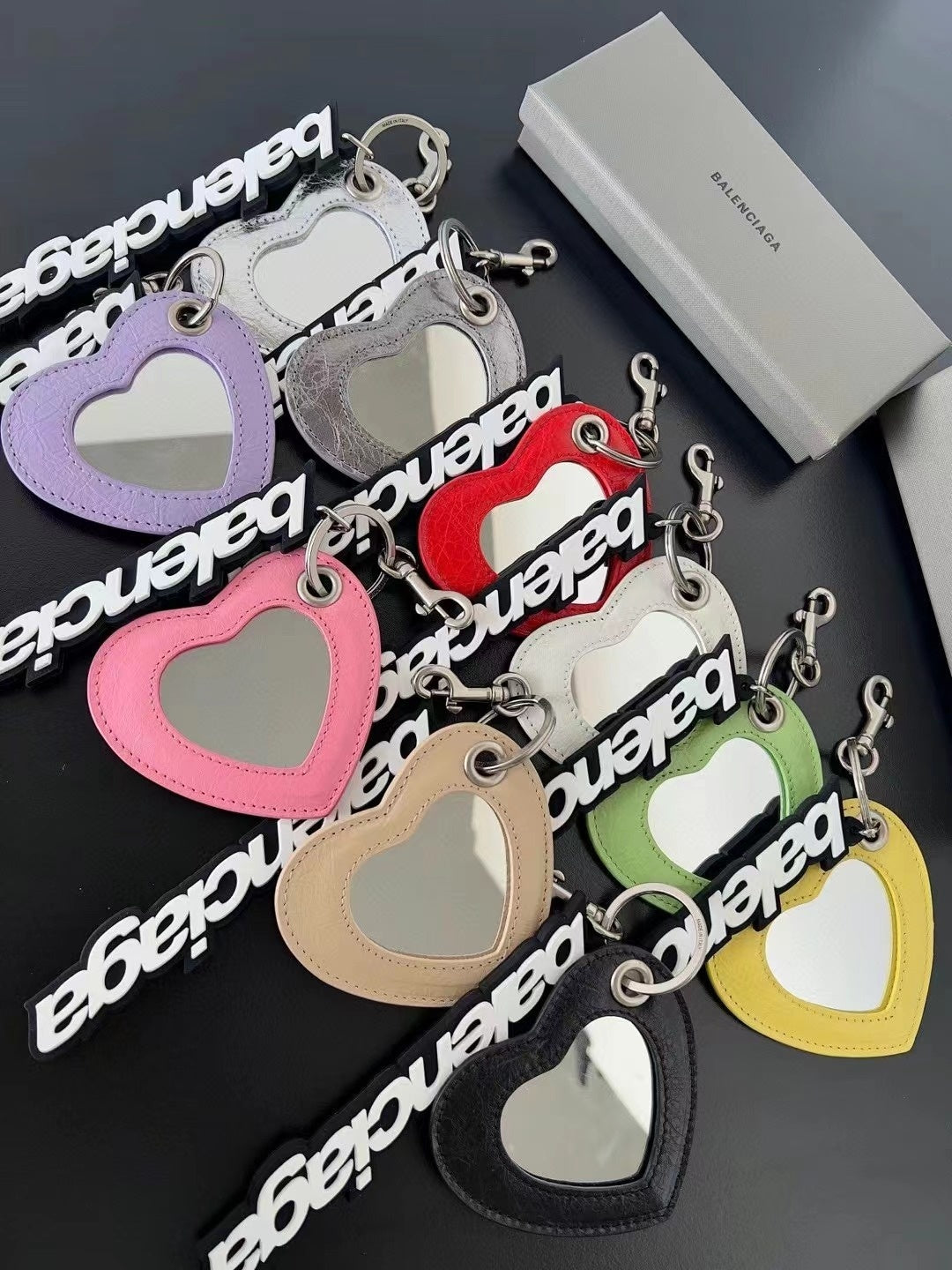 Mirror Heart Keychain